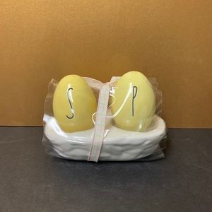 Rae Dunn yellow Salt/Pepper Shakers